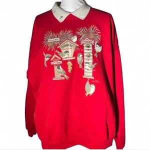 Morning sun vintage bird sweater 🦅